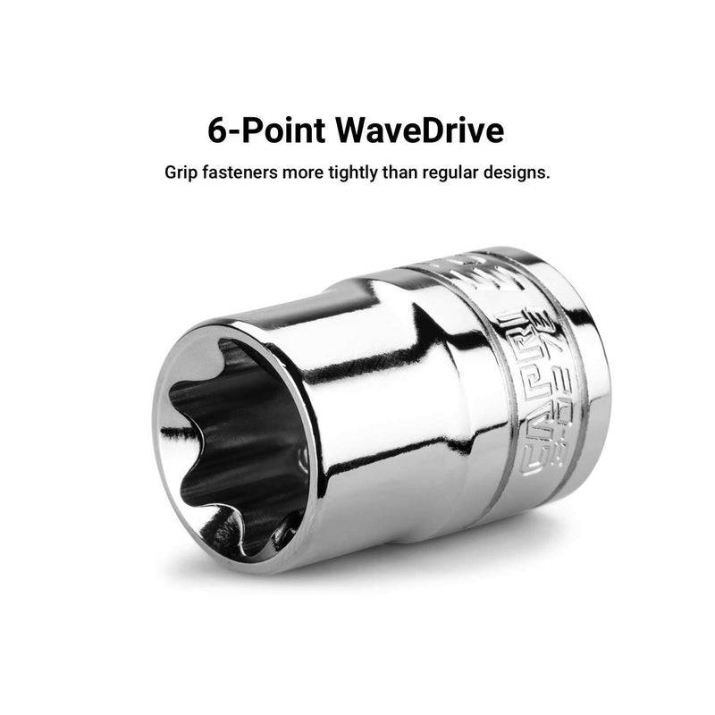 Capri Tools E10 External Star Socket, 3/8-Inch Drive - Image 3